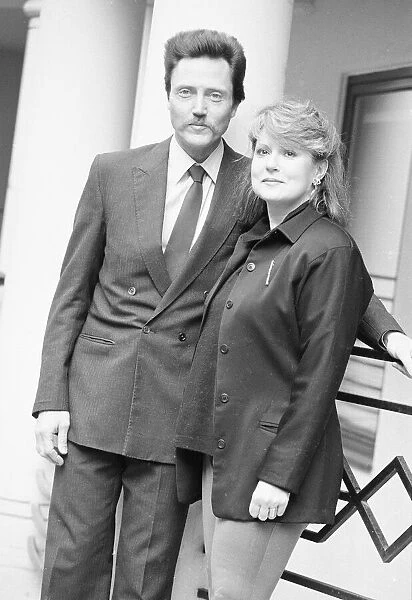 Actor Christopher Walken seen here with hid wife Georianne in London. March 1987