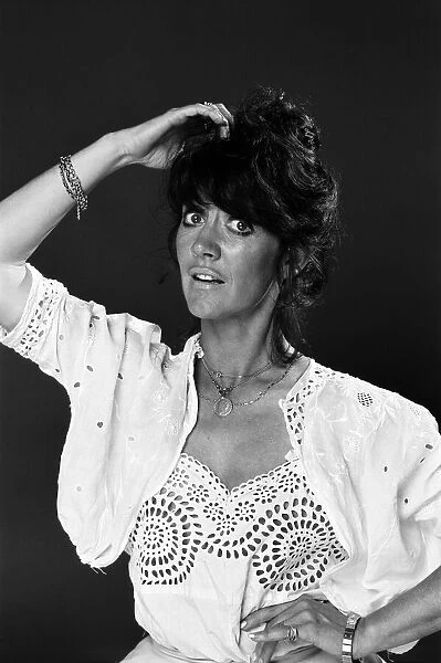 Actress Amanda Barrie. September 1982