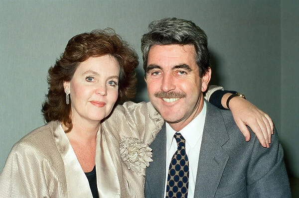 Actress Pauline Collins and husband, actor John Alderton. 1st February 1989