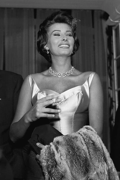 Actress Sophia Loren 1957