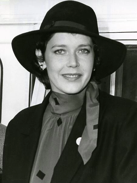 Actress Sylvia Kristel seen here are Heathrow Airport December 1st 1981 81 6582
