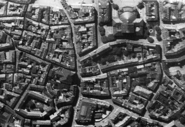 Aerial reconnaissance image taken over Mainz, Germany, by No