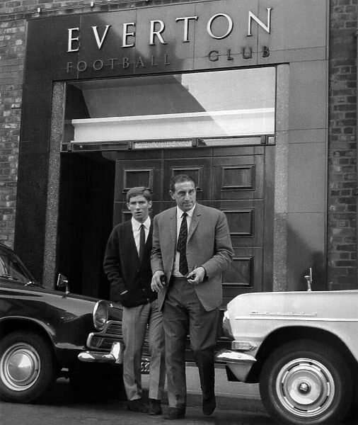 Alan Ball leaving Everton F. C. to go to Bellefield, West Derby, Liverpool