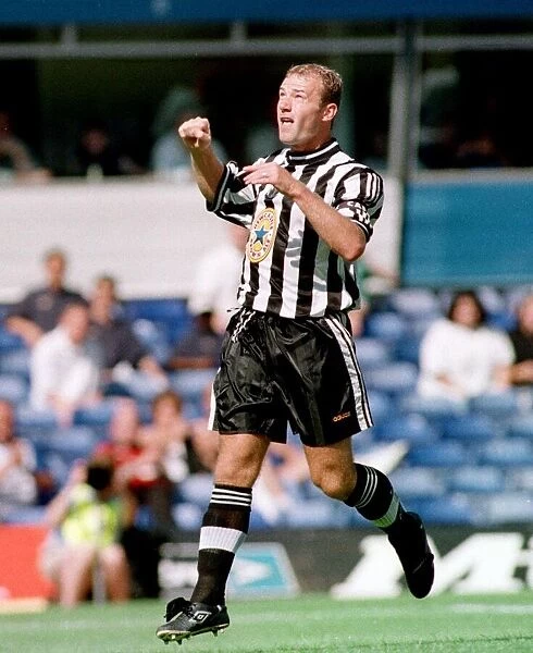 Alan Shearer scores a goal against Brimingham July 1997 The final score of the pre