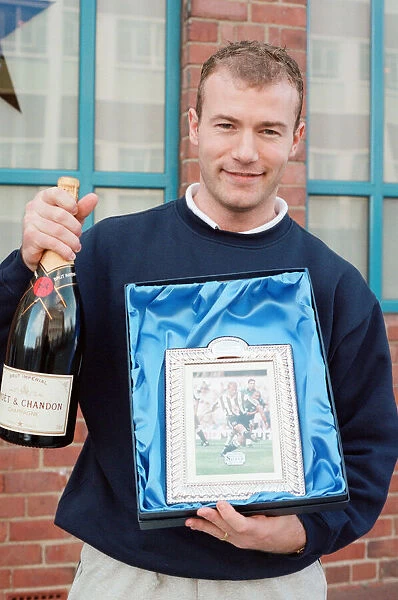 Alan Shearer who won player and goal of the month. 20th March 1997
