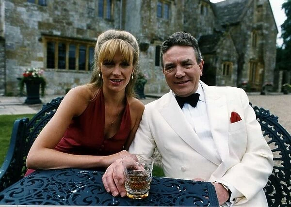 Albert Finney Actor with Sarah Berger in the BBC Production of 'The Green Man'