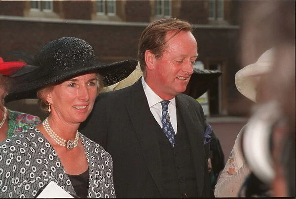 ANDREW PARKER-BOWLES AT THE WEDDING OF ARABELLA COBBOLD AND WILLIAM