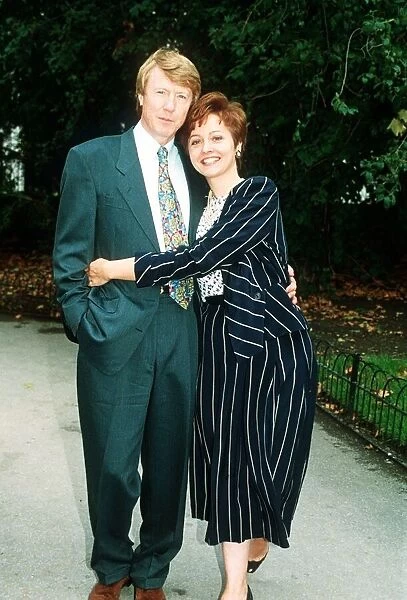 Anne Diamond tv presenter with her husband Mike Hollingsworth