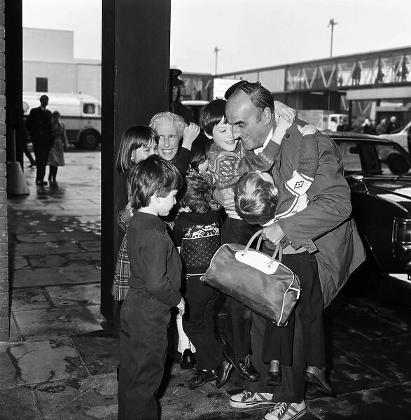 The arrival of the British hostages from Iran at London Airport following the Iran