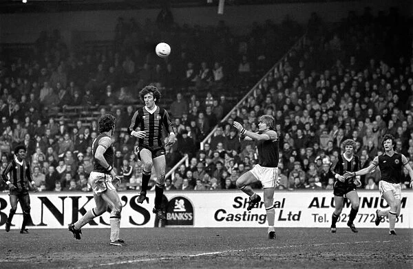 Aston Villa 1 v. Manchester City 0. Division One Football. January 1981 MF01-17