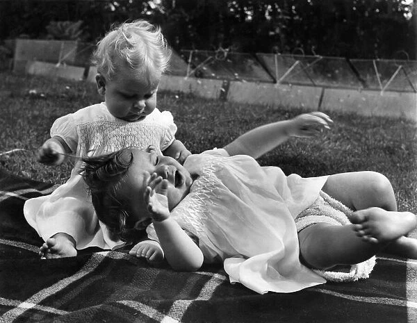 Babies at play 12th September 1950
