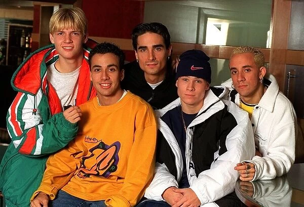 The Backstreet Boys pop group AJ McLean, Nick Carter, Howard Howie D Dorough