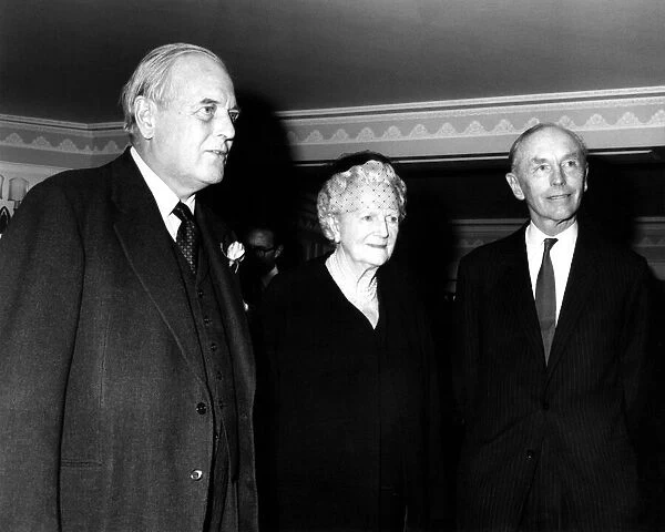 Baroness Spencer-Churchill ( Lady Churchill ), Mr Randolph Churchill (left
