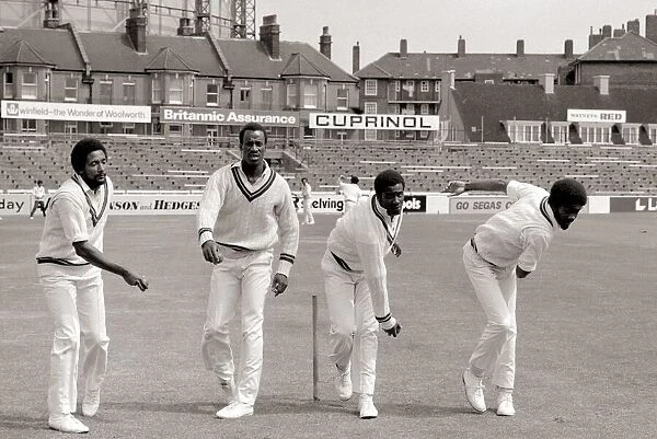 A Batsmans Nightmare at The Oval May 1976 The fearsome four from the West