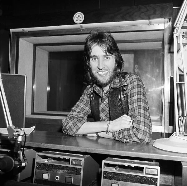 BBC Disc Jockey Johnnie Walker. 15th January 1976