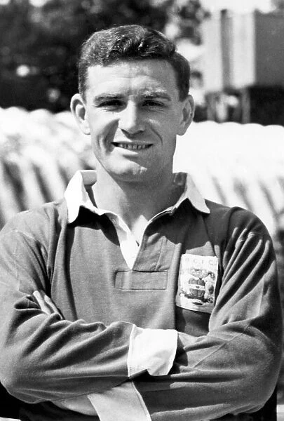 Birmingham City footballer Eddie Brown. 14th November 1957