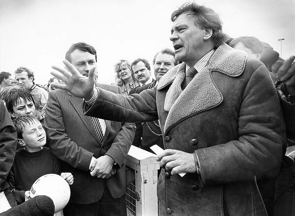 Bobby Robson at the Lightfoot Sports Stadium in Wharrier Street