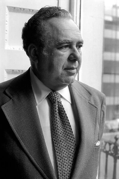 Bond Film Feature: Harry Saltzman, co-producer of the Bond films, in his London Office