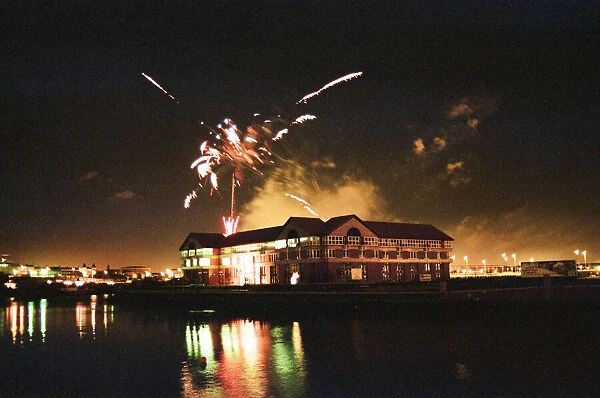 Bonfire Night, Stockton, North Yorkshire, England, 5th November 1992