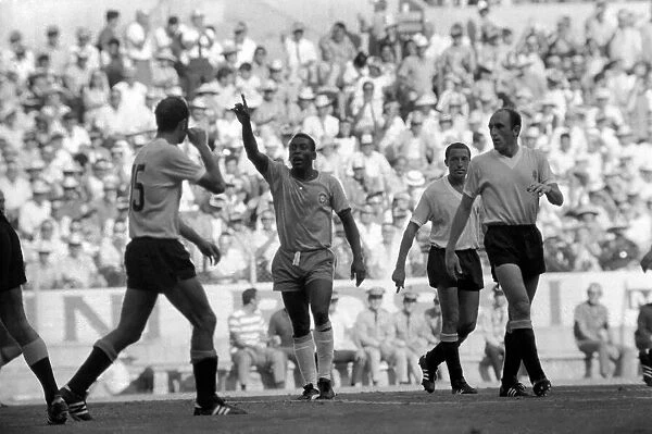 Brazil v. Uruguay: World Cup Semi-Final. July 1970 70-5871-019