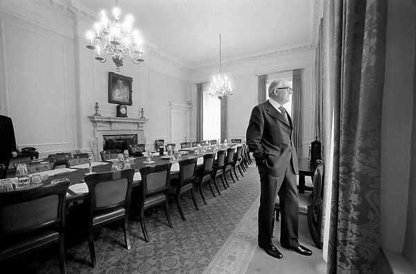 British Prime Minister James Callaghan at 10 Downing Street