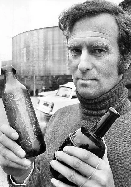 Businessman Gordon Litherland travelled from Bruton--on-Trent to Newcastle to buy bottles