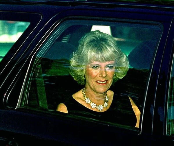 Camilla Parker Bowles arrives for 50th birthday party July 1997 at Highgove house