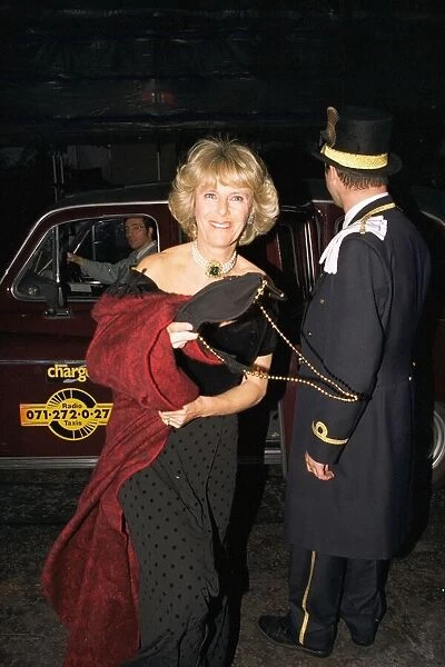 Camilla Parker Bowles arrives at the Ritz for her dinner with Prince Charles