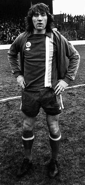 Cardiff Citys controversial striker Robin Friday, pictured here shortly after