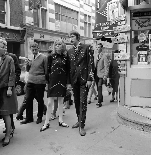 London Mod Fashion 60s Carnaby Street London Fashion Print Art