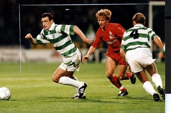 Celtic Versus Cologne 1992 European football UEFA cup tie Paul McStay