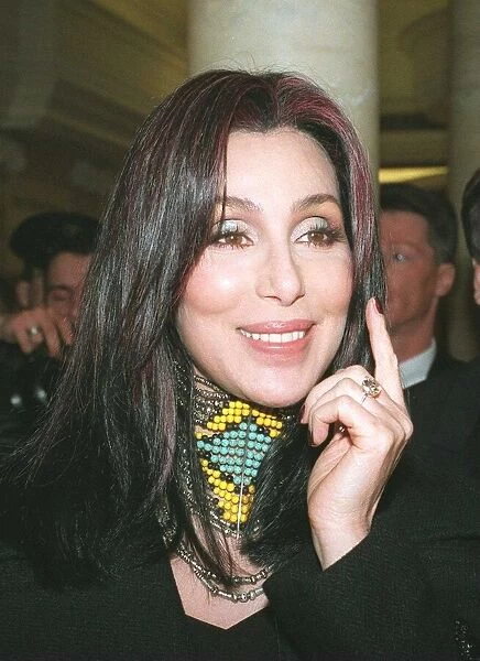 Cher singer is pictured at the Harrods sale