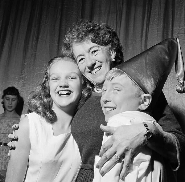 Childrens Author Enid Blyton with 13-year-old Colin Spaull
