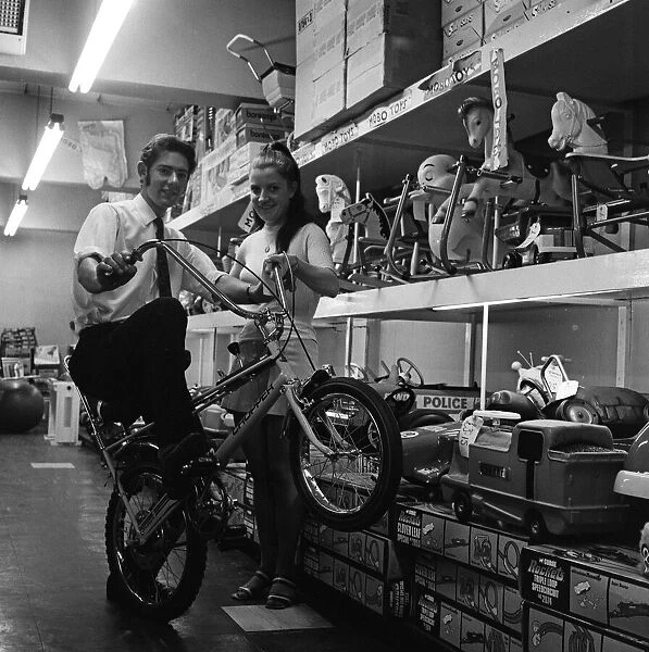Chopper bike at Romer Parrish. 1971
