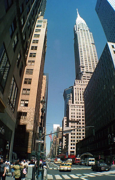 Chrysler Building New York street USA United States of America August 1999 TOTW