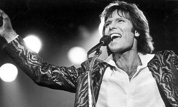 Cliff Richard, pictured in concert at the Odeon Theatre, Birmingham