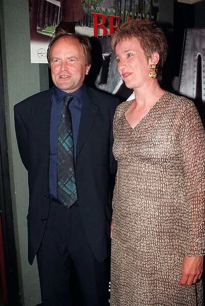 Clive Anderson Tv presenter & wife Jane in August 1997 at the film premiere of Mr Bean