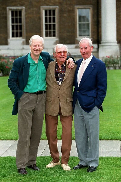 Clive Dunn Actor August 98 With fellow actors who all stared in the tv show Dads