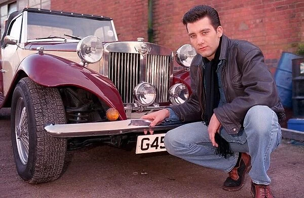 Clive Owen Actor in the TV Programme Chancer 1990 A©Mirrorpix