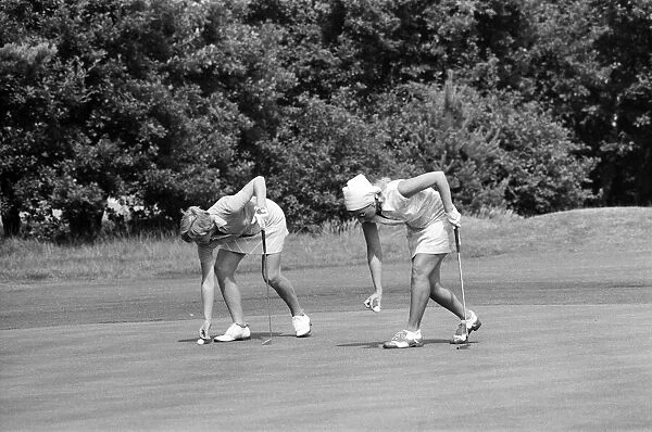Colgate European Women's Golf Tournament, Sunningdale. 9th August 1975