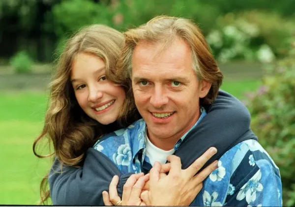 Comedian Rik Mayall with daughter Rosie For sale as Framed Prints, Photos,  Wall Art and Photo Gifts