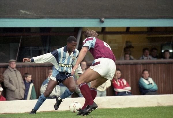 Coventry City v Aston Villa at Highfield Road. The final score was a 1-0 win to the Sky