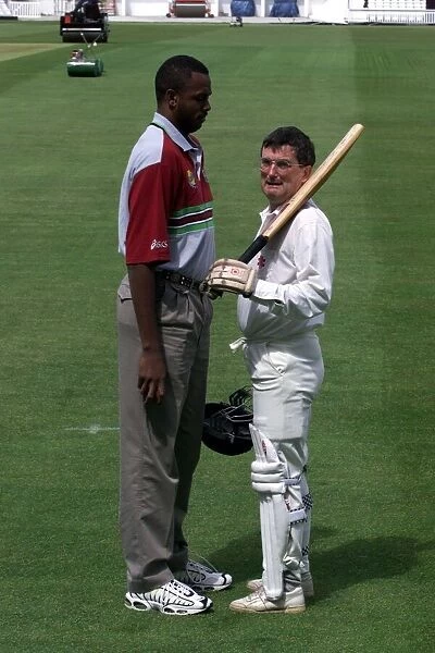 Cricket World Cup England 1999 Mirror man Mike Bowen faces West Indian fast bowler