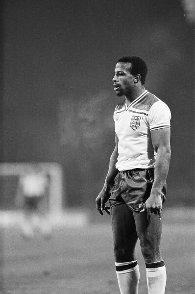 Cyrille Regis, pictured during the England verses Northern Ireland