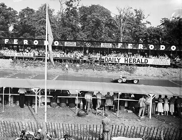 Daily Herald race meeting at Oulton Park. August 1955