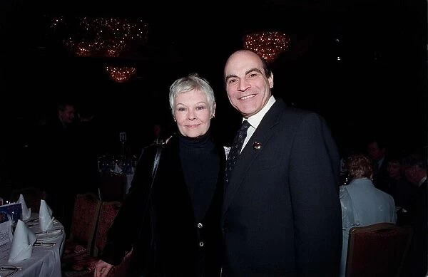 Dame Judi Dench at the London Hilton for the Variety Club of Great Britain show business
