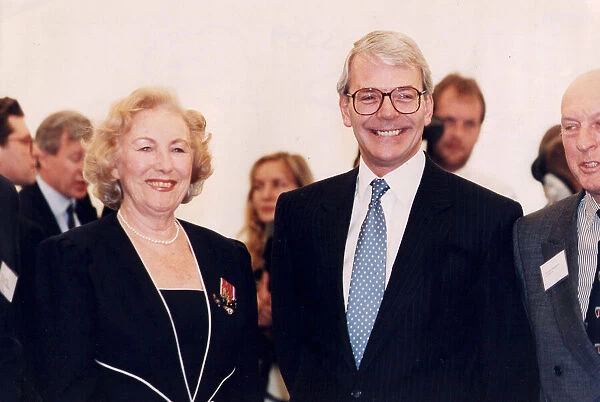 Dame Vera Lynn with Prime Minister John Major - April 1994