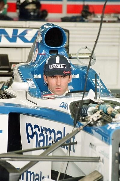 Damon Hill of Arrows-Yamaha, 1997 British Grand Prix, held at the Silverstone Circuit
