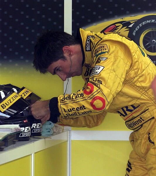 Damon Hill British Grand Prix 1999 Silverstone Practice Session The 1999