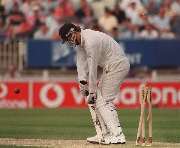 Daniel Vettori Cricket Player Of New Zealand July 1999 Is Bowled Out By Andy